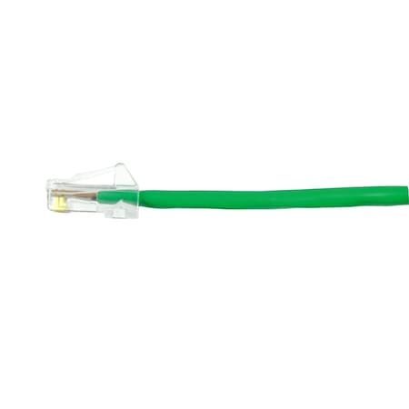 Compulink CBL ASSY MOD D/E 24-4PR, STRANDED CAT5E A/B 3FT, GREEN M88DE3FL504
